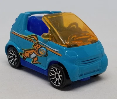 Matchbox Sky Blue Smart Cabrio Rabbit Tampo Loose Diecast 1:64 2000 - Image 1 of 4