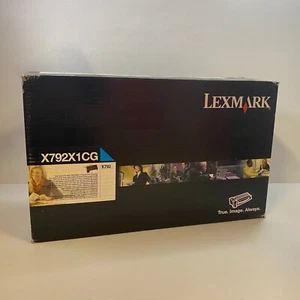 Lexmark X792X1CG Cyan High Yield Print Cartridge for X792 Printer Genuine NEW - Picture 1 of 6