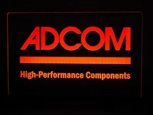 ADCOM ETCHED ACRYLIC LED SIGN - Picture 1 of 7