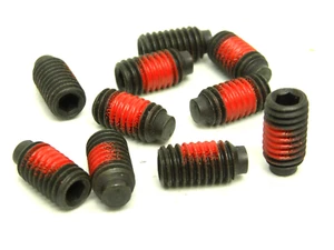 10 PCS - 3/8"-16 x 3/4" Half Dog Point Socket Head Set Screw with Nylon Patch - Picture 1 of 8