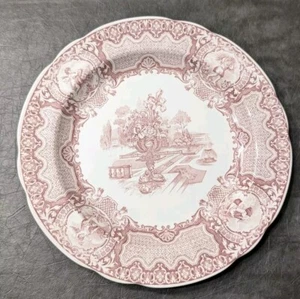 Red Spode Archive Collection Victorian Series Seasons 10.5" Plate - Picture 1 of 4