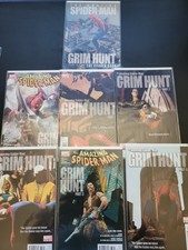 Lot of 7 Amazing Spider-Man #634-637 + "Grim Hunt The Kraven Saga"