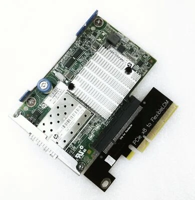HP 2-Port 530FLR SFP+ 10G Ethernet Adapter Upgrade PCI-E 8x Full Height 530SFP - Image 1 of 3