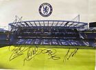 Chelsea FC Multi SIGNED Stamford Bridge Autograph Photo Team 16x12in with COA