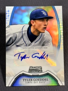 2011 Bowman Sterling REFRACTOR AUTO Tyler Goeddel 160/199 - Picture 1 of 3