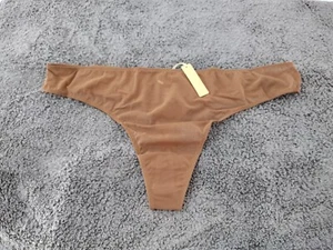 SKIMS Mesh Built Up Thong Women's Color Jasper Size 3X PN-BUT-0240 - Picture 1 of 8