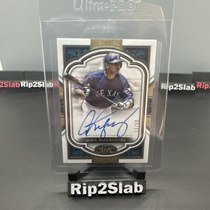 ALEX RODRIGUEZ 2023 TOPPS TIER ONE AUTOGRAPH #NLA-AR /50 TEXAS RANGERS