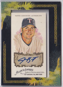 Autografi 2008 Topps Allen e Ginter #JS Jarrod Saltalamacchia - Foto 1 di 1