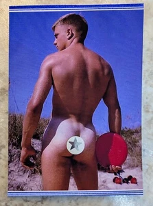One new handcraft blank 5 x 7 greeting card + envelope-SUBJECT: MALE NUDES - Picture 1 of 3