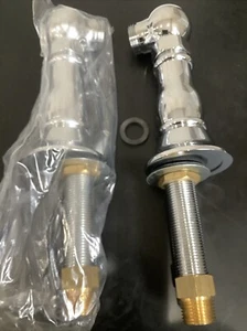 Waterworks Deck Unions For Julia Bath/Shower Mixer. Polished Nickel. H7 - Picture 1 of 6