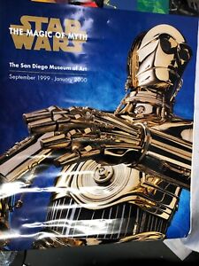 C-3PO STAR WARS MAGIC OF MYTH SAN DIEGO MUSEUM ART 1999-00 24x36 POSTER S15