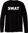 Monogrammed SWAT Special Weapons and Tactics Standard Size Long Sleeve Tee Shirt