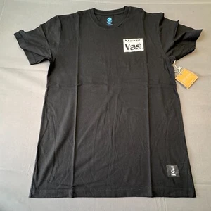 Riesiges Herren T-Shirt Größe Large Schwarz Grafik Logo Kurzarm 100% Baumwolle - Bild 1 von 15