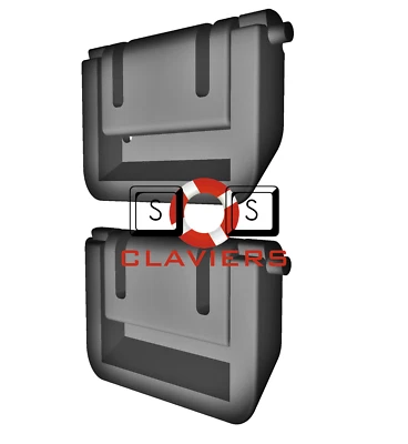 Steelseries Apex 9 Mini Keyboard Spare Replacement Tilt Leg Stand Foot Feet Set - Image 1 of 4