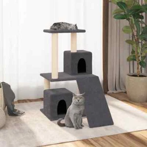 Rascador para Gatos con Postes de Sisal Árbol Juguete para Gatitos vidaXL - Imagen 1 de 24