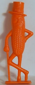 LLAVERO PLÁSTICO NARANJA SILBATO DE MANÍ BUEN ESTADO PUBLICIDAD - Imagen 1 de 2