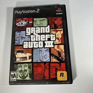Grand Theft Auto III GTA 3 PS2 (PlayStation 2) CIB Complete W/ manual No Map - Foto 1 di 9