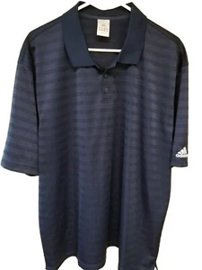 Adidas Climalite Golf Shirt, Size XL, Polyester, Dark Blue, Carroll University - Picture 1 of 6