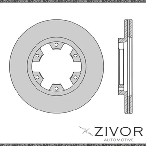 New PROTEX Rotor - Front For NISSAN NAVARA D21 2D Ute 4WD 1985 - 1992 #DR621 - Picture 1 of 1