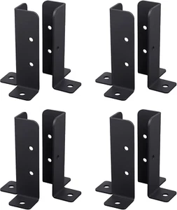 8Pcs Adjustable Deck Post Anchor Base Brackets Fit 1.5X1.5,2X2,2X4,4X4 Post,Heav - Picture 1 of 7