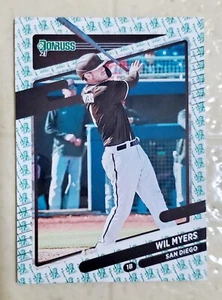 2021 DONRUSS WIL MYERS SAN DIEGO PADRES STATUE OF LIBERTY PARALLEL INSERT CARD - Picture 1 of 2