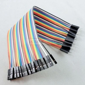 Cable de cable de puente Dupont 40x 20 cm 2,54 mm hembra a macho para placa de pan Arduino - Imagen 1 de 5
