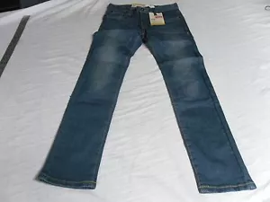 BOYS LEVI'S STRAUS 5 10'S SKINNY STRETCH BLUE DENIM JEANS PANTS SIZE 10 12 14 18 - Picture 1 of 8