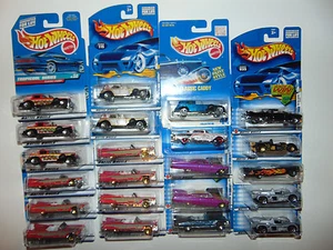 22) Hot Wheels CADILLAC 59 Classic Caddy Custom BLUE CARD VINTAGE DIECAST LOT - Picture 1 of 11