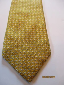 Brooks Brothers Yellow Sharks Silk Neck Tie - Picture 1 of 3