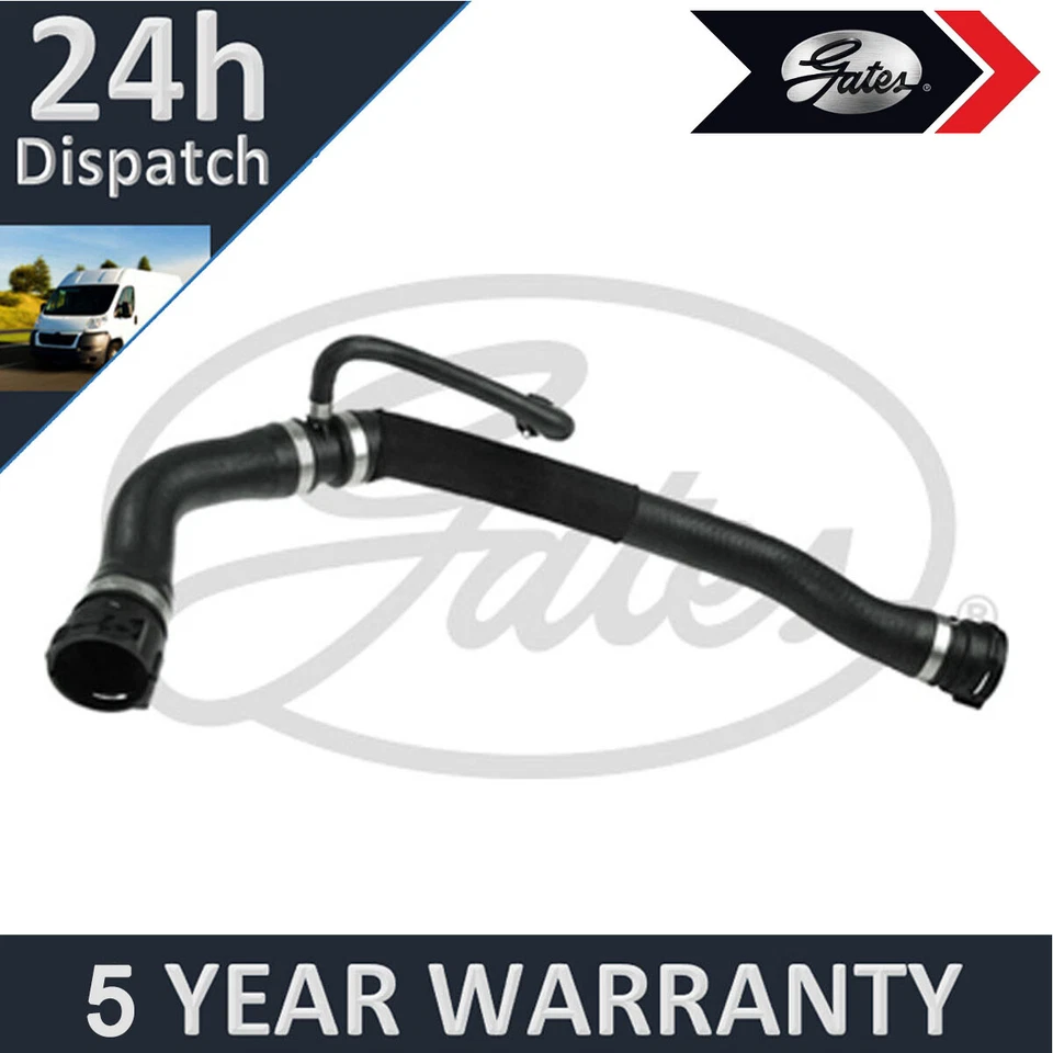 Gates Upper Radiator Coolant Hose Fits BMW 5 Series 2005-2010 2.0 D #2 - image 1 of 1