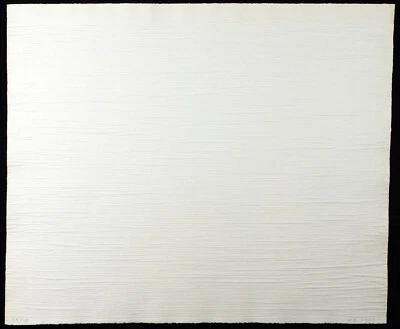 Minimal Art, 1977. Grosser Prägedruck Kristin GERBER (*1938 D), handsigniert - Bild 1 von 3