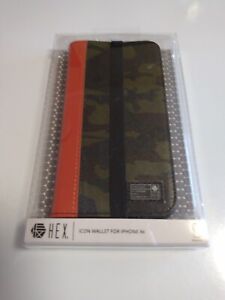 Camo HEX Icon Wallet For iPhone XR, new open box. (D)