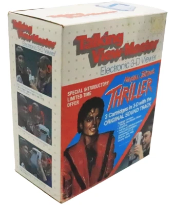 Michael Jackson's Thriller - Talking View-Master visor electrónico 3D de colección Foto 1 de 4