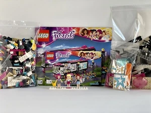 LEGO 41106 Friends Pop Star Tour Bus completo al 100% con manuali - Foto 1 di 9