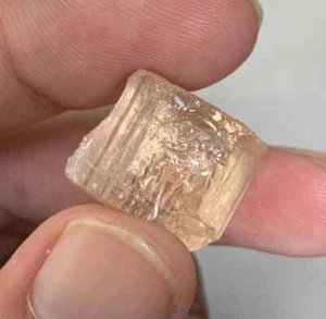 38.3ct Facet Grade Rough Imperial Topaz From Katlang, Pakistan - Picture 1 of 2