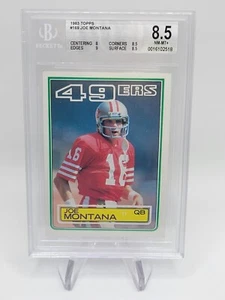 1983 Topps #169 Joe Montana Graded BGS 8.5 Clean Slab. Ships Fast - Picture 1 of 4