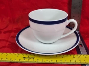 Williams-Sonoma Brasserie Juego de platillos taza plana azul Japón - Imagen 1 de 3