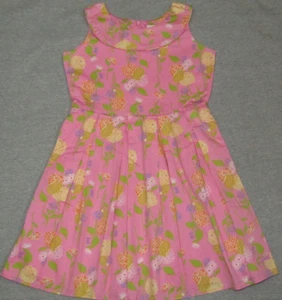 AMERICAN GIRL Fit & Flare Dress Size 12 Floral Watercolor EASTER Sundress - Picture 1 of 5