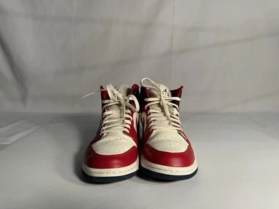 Talla 12 - Air Jordan 1 SE 2022 Mid USA W Cuero Rojo Blanco Azul Marino (DQ7648-600) Foto 1 de 4