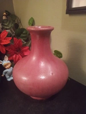 Antique Fulper Pottery Matte Pink Vase C1910's - Image 1 of 4