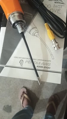 pentax video camera flexible,scope power Up carry case ,larangeal  Refund  ok - Image 1 of 4