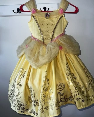 Belle красоты и зверя платье вверх костюм Хэллоуин косплей театр 2T? ЧИТАЙТЕ - Изображение 1 из 4