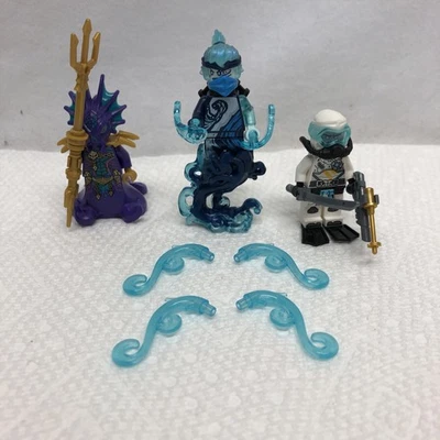 LEGO Ninjago Nya NRG Seabound minifigure 71755 71754 A Scuba Zane Prince Kalmaar - Image 1 of 4