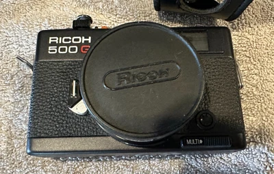 Câmera Telêmetro Ricoh 500 GX Preta 35mm – Totalmente Funcional – Limpa com Nova B - Imagem 1 de 4