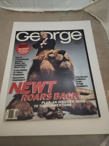 GEORGE MAGAZINE AUGUST 1996, NEWT GINGRICH, F. LEE BAILEY, BRAND NEW - Picture 1 of 2