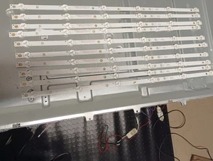 KIT BARRE LED HRS_SQY60A114_6X12_2W_MCPCB 12mm_V1 TV SAMSUNG LG PHILIPS - Foto 1 di 2
