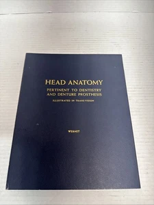Vintage Head Anatomy, Pertinent To Dentistry And Denture Prosthesis 1966 - Picture 1 of 4