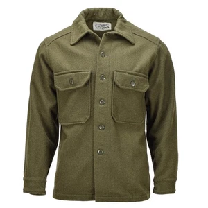 Chaqueta de lana original del ejército canadiense chaqueta de campo militar excedente vintage oliva - Imagen 1 de 5