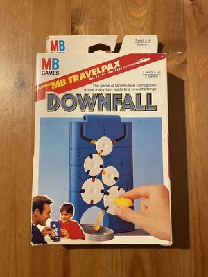 Vintage 1990 MB Games Travelpax Downfall Travel Game New sealed parts - Image 1 of 4
