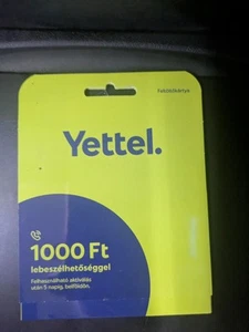 Yettel simcard Hungary - 0 kredytów - Zdjęcie 1 z 2